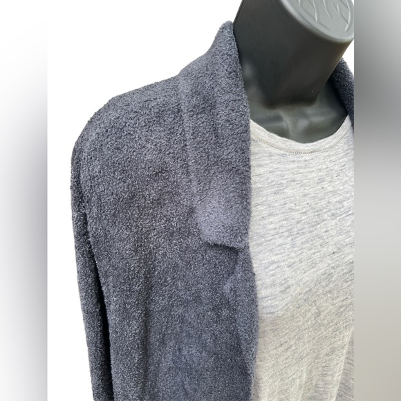 ✅Barefoot Dreams CozyChic Lite color in Carbon Blazer Cardigan - Picture 5 of 15